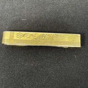 Vintage Gold Tone‎ Flex Let Tie Bar Clip